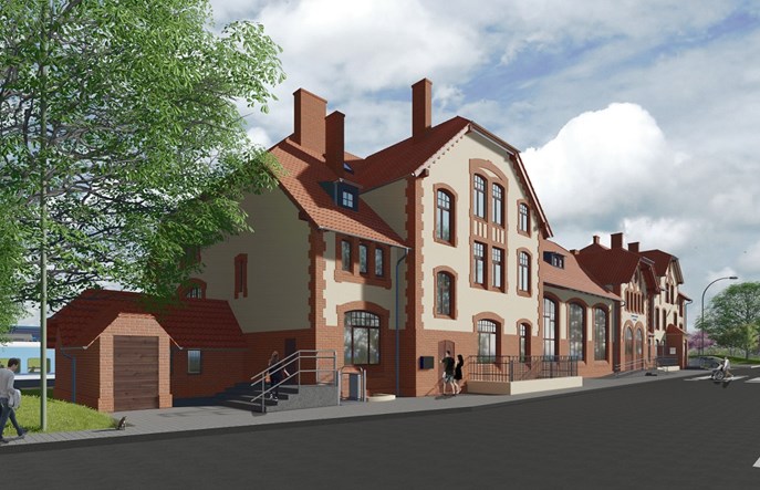 Szczecinek blisko remontu dworca kolejowego